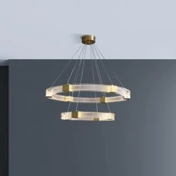 Vakkerlight Parallel Ring LED Chandelier