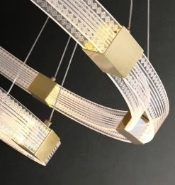 Vakkerlight Parallel Ring LED Chandelier