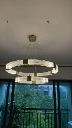 Vakkerlight Parallel Ring LED Chandelier