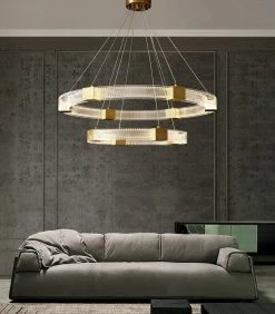 Vakkerlight Parallel Ring LED Chandelier