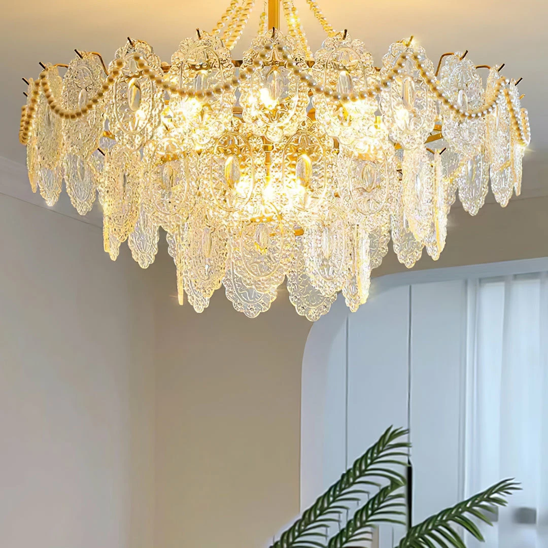 Wholesale 🌟 Vakkerlight Chandeliers Pearls Glass Chandelier ⌛ 12 Vakkerlight Chandeliers Pearls Glass Chandelier