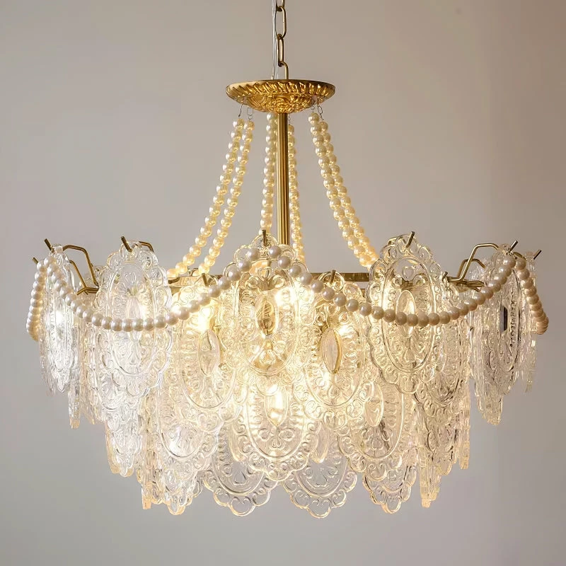 Wholesale 🌟 Vakkerlight Chandeliers Pearls Glass Chandelier ⌛ 18 Vakkerlight Chandeliers Pearls Glass Chandelier