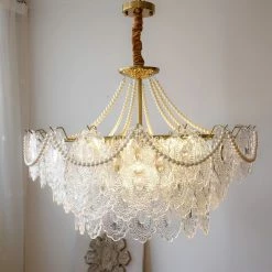 Wholesale 🌟 Vakkerlight Chandeliers Pearls Glass Chandelier ⌛ 32 Vakkerlight Chandeliers Pearls Glass Chandelier