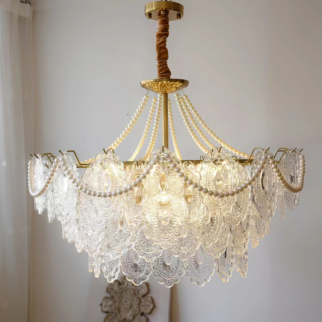 Wholesale 🌟 Vakkerlight Chandeliers Pearls Glass Chandelier ⌛ 15 Vakkerlight Chandeliers Pearls Glass Chandelier