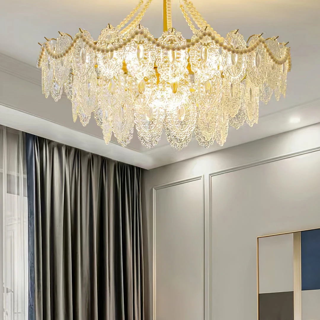 Wholesale 🌟 Vakkerlight Chandeliers Pearls Glass Chandelier ⌛ 9 Vakkerlight Chandeliers Pearls Glass Chandelier