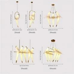 Vakkerlight Perching Bird Chandelier Chandeliers