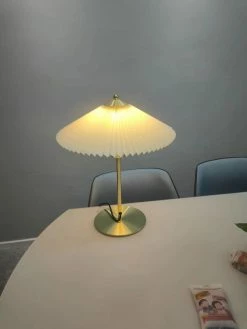 Vakkerlight Perla Pleated Table Lamp