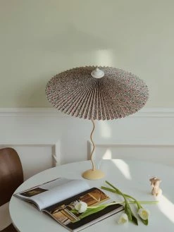 Vakkerlight Table Lamps Pleated Hat Table Lamp