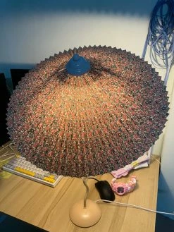 Vakkerlight Table Lamps Pleated Hat Table Lamp