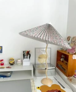 Vakkerlight Table Lamps Pleated Hat Table Lamp