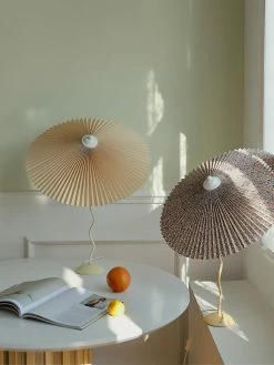 Vakkerlight Table Lamps Pleated Hat Table Lamp