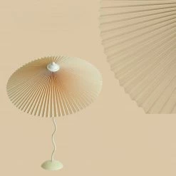 Vakkerlight Table Lamps Pleated Hat Table Lamp