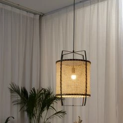 Coupon β Vakkerlight Pendant Lights Rattan Cane Pendant Light 𧨠25 Vakkerlight Pendant Lights Rattan Cane Pendant Light