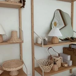 Promo 🥰 Vakkerlight Table Lamps Rattan Pleated Table Lamp ⌛ 41 Vakkerlight Table Lamps Rattan Pleated Table Lamp