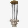 Vakkerlight Pendant Lights Crystal Ball Linear Round Chandelier