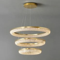 Best Sale 🔔 Vakkerlight Pendant Lights Round Ring Crystal Chandeliers ❤️ 48 Vakkerlight Pendant Lights Round Ring Crystal Chandeliers