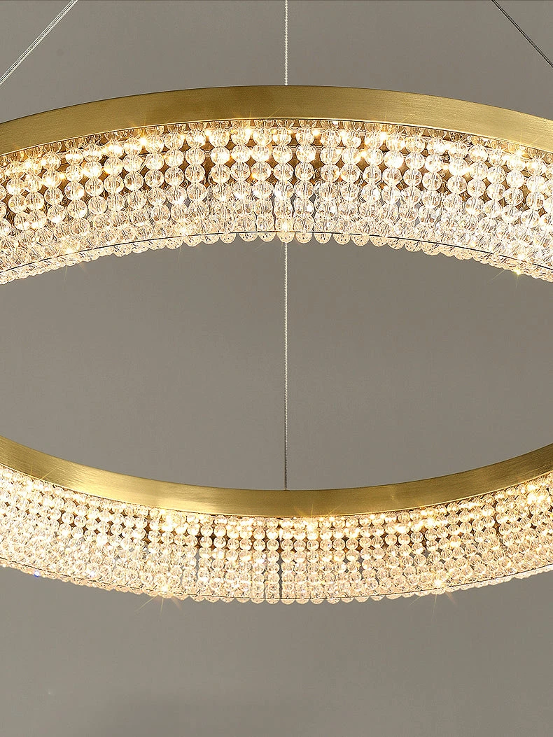 Best Sale 🔔 Vakkerlight Pendant Lights Round Ring Crystal Chandeliers ❤️ 17 Vakkerlight Pendant Lights Round Ring Crystal Chandeliers