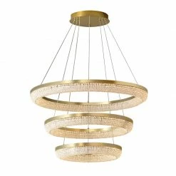 Best Sale 🔔 Vakkerlight Pendant Lights Round Ring Crystal Chandeliers ❤️ 50 Vakkerlight Pendant Lights Round Ring Crystal Chandeliers