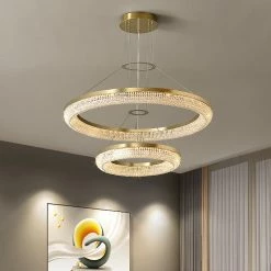 Best Sale 🔔 Vakkerlight Pendant Lights Round Ring Crystal Chandeliers ❤️ 28 Vakkerlight Pendant Lights Round Ring Crystal Chandeliers