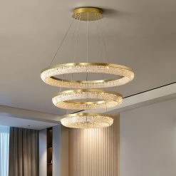 Best Sale 🔔 Vakkerlight Pendant Lights Round Ring Crystal Chandeliers ❤️ 29 Vakkerlight Pendant Lights Round Ring Crystal Chandeliers