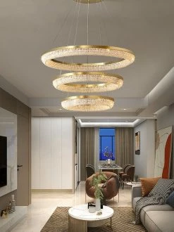 Best Sale 🔔 Vakkerlight Pendant Lights Round Ring Crystal Chandeliers ❤️ 34 Vakkerlight Pendant Lights Round Ring Crystal Chandeliers