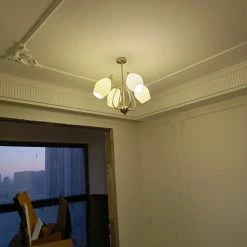 Vakkerlight Ceramic Ribbed Chandelier