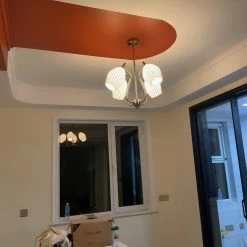 Vakkerlight Ceramic Ribbed Chandelier