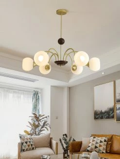 Vakkerlight Sculptural Glass Ribbed Chandelier