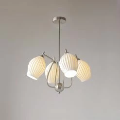 Vakkerlight Ceramic Ribbed Chandelier