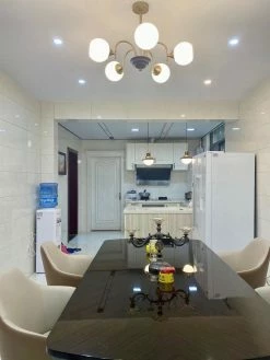 Vakkerlight Sculptural Glass Ribbed Chandelier