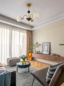 Vakkerlight Sculptural Glass Ribbed Chandelier