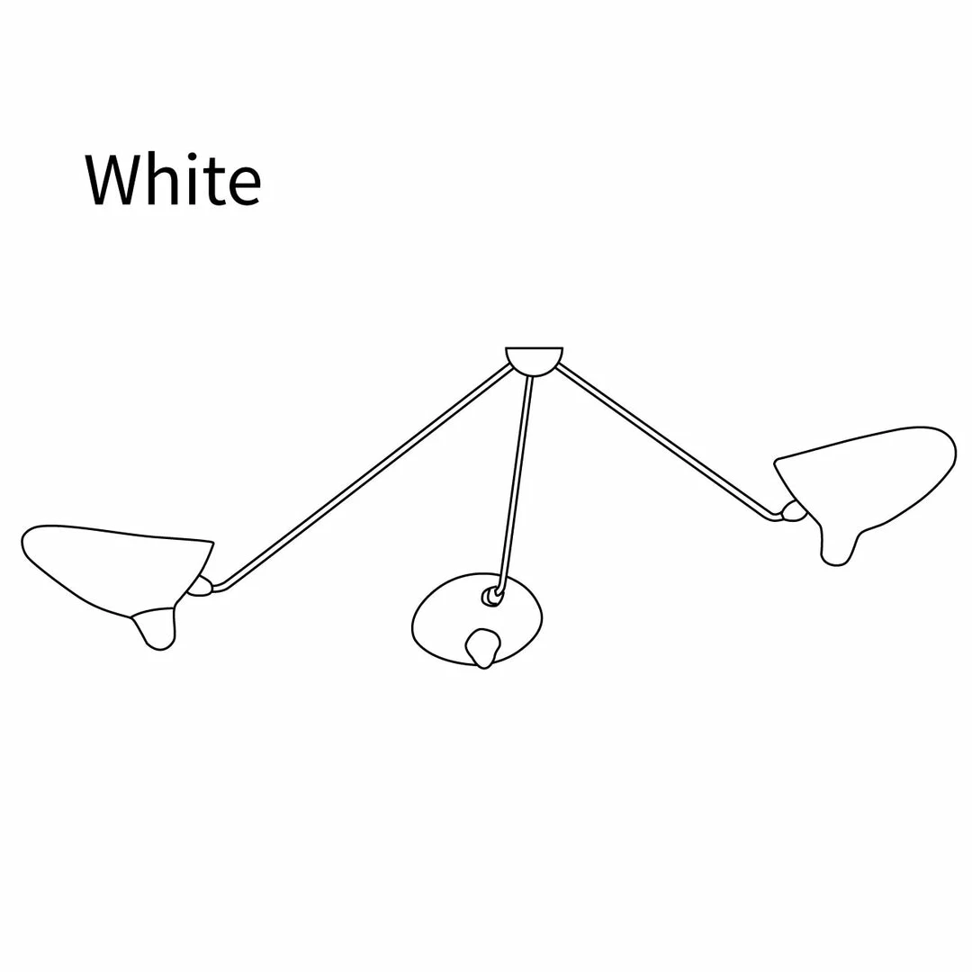 Discount ๐ Vakkerlight Serge Mouille Ceiling Lamp ๐ 10 Vakkerlight Serge Mouille Ceiling Lamp