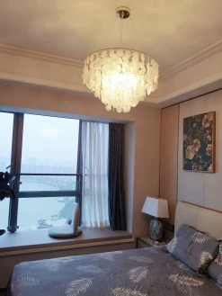 Vakkerlight Pendant Lights Shell Wind Chime Chandelier