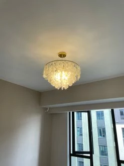 Vakkerlight Pendant Lights Shell Wind Chime Chandelier