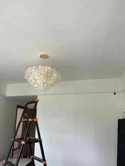 Vakkerlight Pendant Lights Shell Wind Chime Chandelier