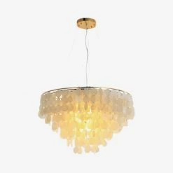 Vakkerlight Pendant Lights Shell Wind Chime Chandelier