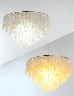 Vakkerlight Pendant Lights Shell Wind Chime Chandelier