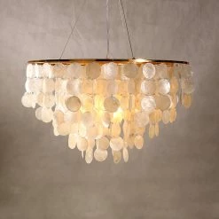 Vakkerlight Pendant Lights Shell Wind Chime Chandelier