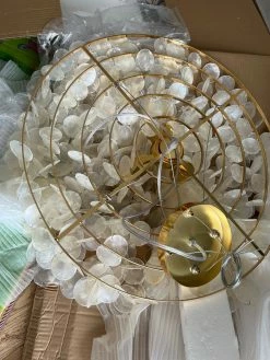 Vakkerlight Pendant Lights Shell Wind Chime Chandelier