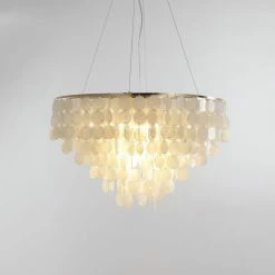 Vakkerlight Pendant Lights Shell Wind Chime Chandelier