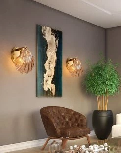 Vakkerlight Wall Sconces Shell Wall Light