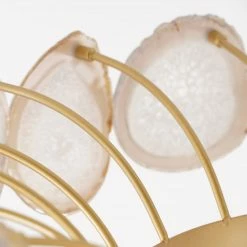 Vakkerlight Chandeliers Slice Agate Tower Chandelier