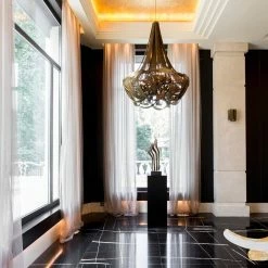 Vakkerlight Chandeliers Tassel Aluminum Chain Chandelier