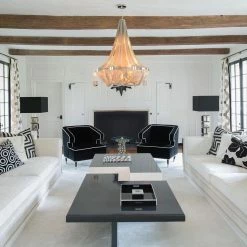 Vakkerlight Chandeliers Tassel Aluminum Chain Chandelier