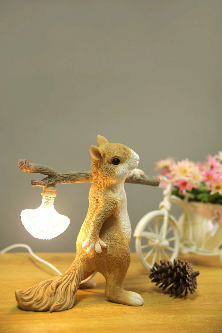 Hot Sale 🥰 Vakkerlight Table Lamps Squirrel Table Lamp 🎁 16 Vakkerlight Table Lamps Squirrel Table Lamp