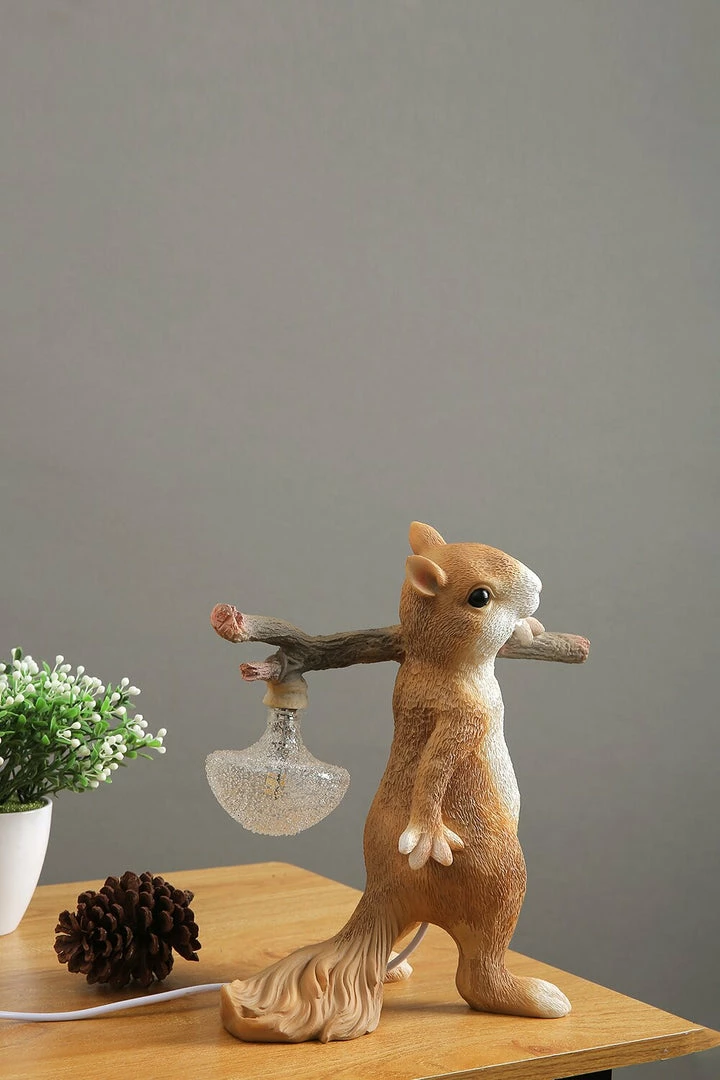 Hot Sale 🥰 Vakkerlight Table Lamps Squirrel Table Lamp 🎁 18 Vakkerlight Table Lamps Squirrel Table Lamp