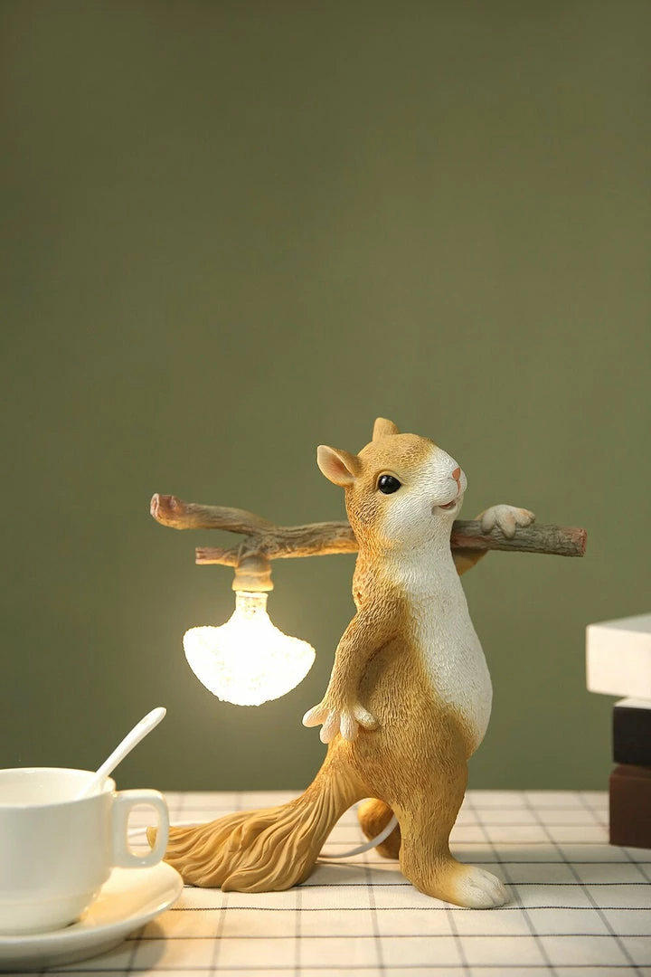 Hot Sale 🥰 Vakkerlight Table Lamps Squirrel Table Lamp 🎁 19 Vakkerlight Table Lamps Squirrel Table Lamp