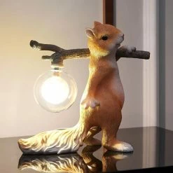 Hot Sale 🥰 Vakkerlight Table Lamps Squirrel Table Lamp 🎁 30 Vakkerlight Table Lamps Squirrel Table Lamp