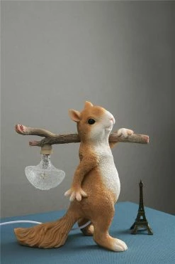 Hot Sale 🥰 Vakkerlight Table Lamps Squirrel Table Lamp 🎁 35 Vakkerlight Table Lamps Squirrel Table Lamp