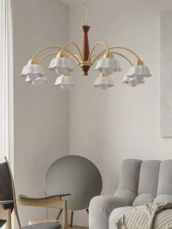 Vakkerlight Swedish Modern Brass Chandelier Chandeliers